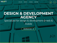 Tablet Screenshot of insoft.hr